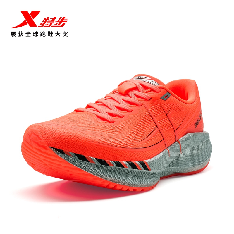 XTEP 여성용 카본 러닝화 엑스텝 360X 2.0 Fall Winter 64NI2Y Orange/Black - 상세 이미지 2