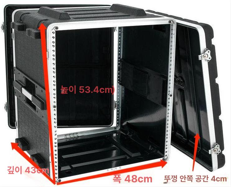 무선 마이크 가방 알루미늄 음향 장비 상자 케이스 하드케이스 보관함 - 상세 이미지 3