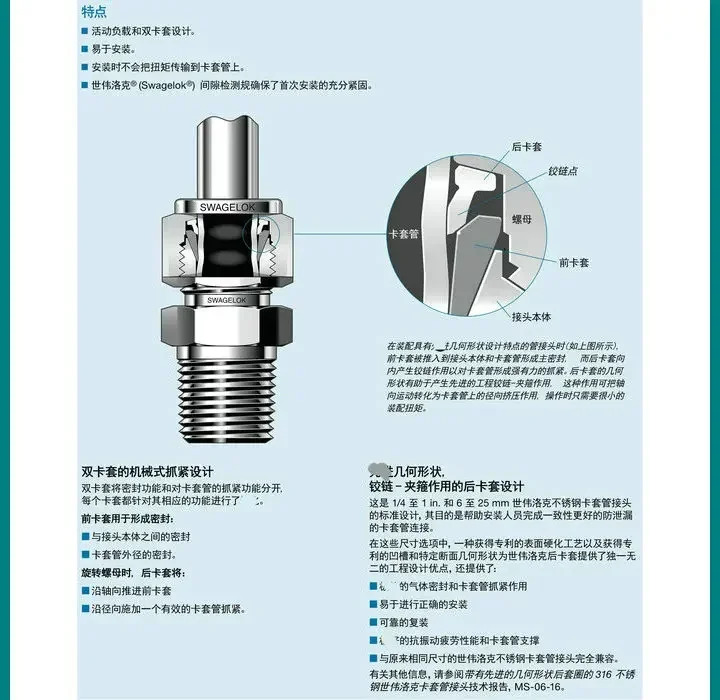 SS-810-8-6 /페룰/내부 스레드 엘보 1/2인치 x3/8인치 NPT