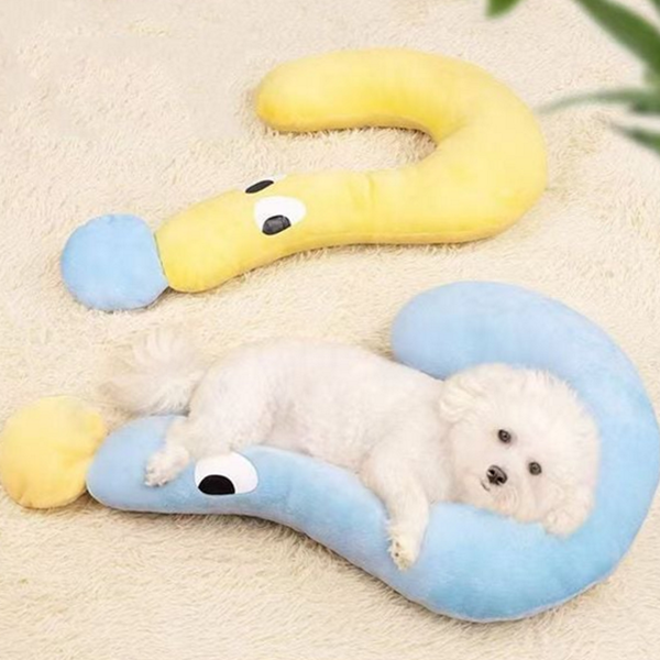 푹신한 강아지 베개 고양이 애견 베개 소형 목베개 방석 - 상품 이미지