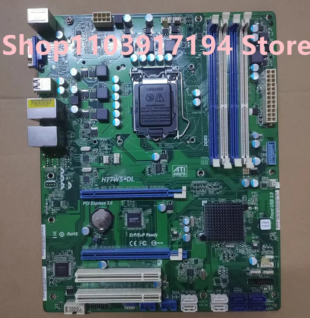 ASRock호환 H77WS-DL 서버 마더보드