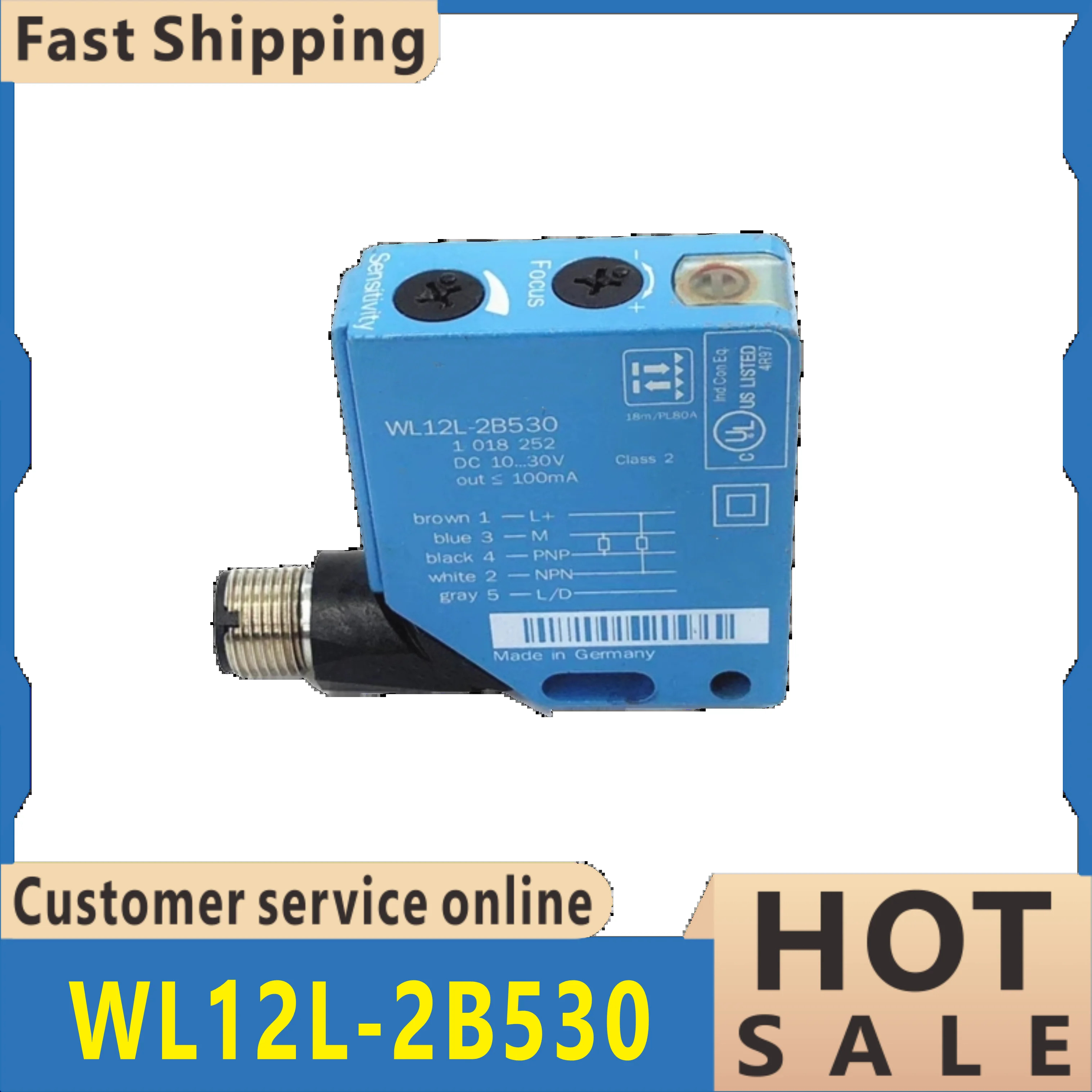 리퍼 WL12L-2B530 1018252 광전센서