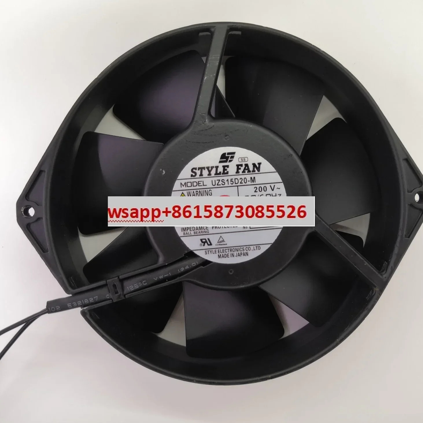 UZS15D20-M 200V 35/33W 일본 STYLEFAN 고온 방지 팬