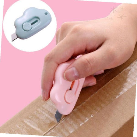 안전 포장 개봉 도구 미니 슬라이드 커터 택배 박스 뜯기 사무실 가정 휴대 간편
