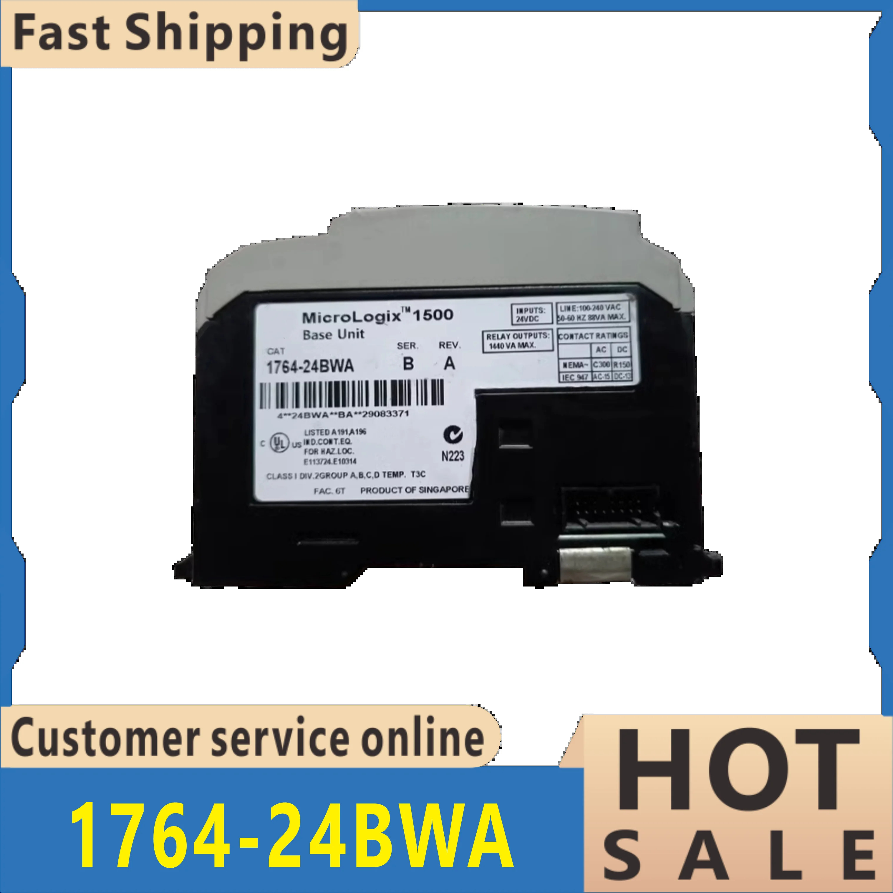 1764-24BWA 오리지널 PLC 처리 컨트롤러