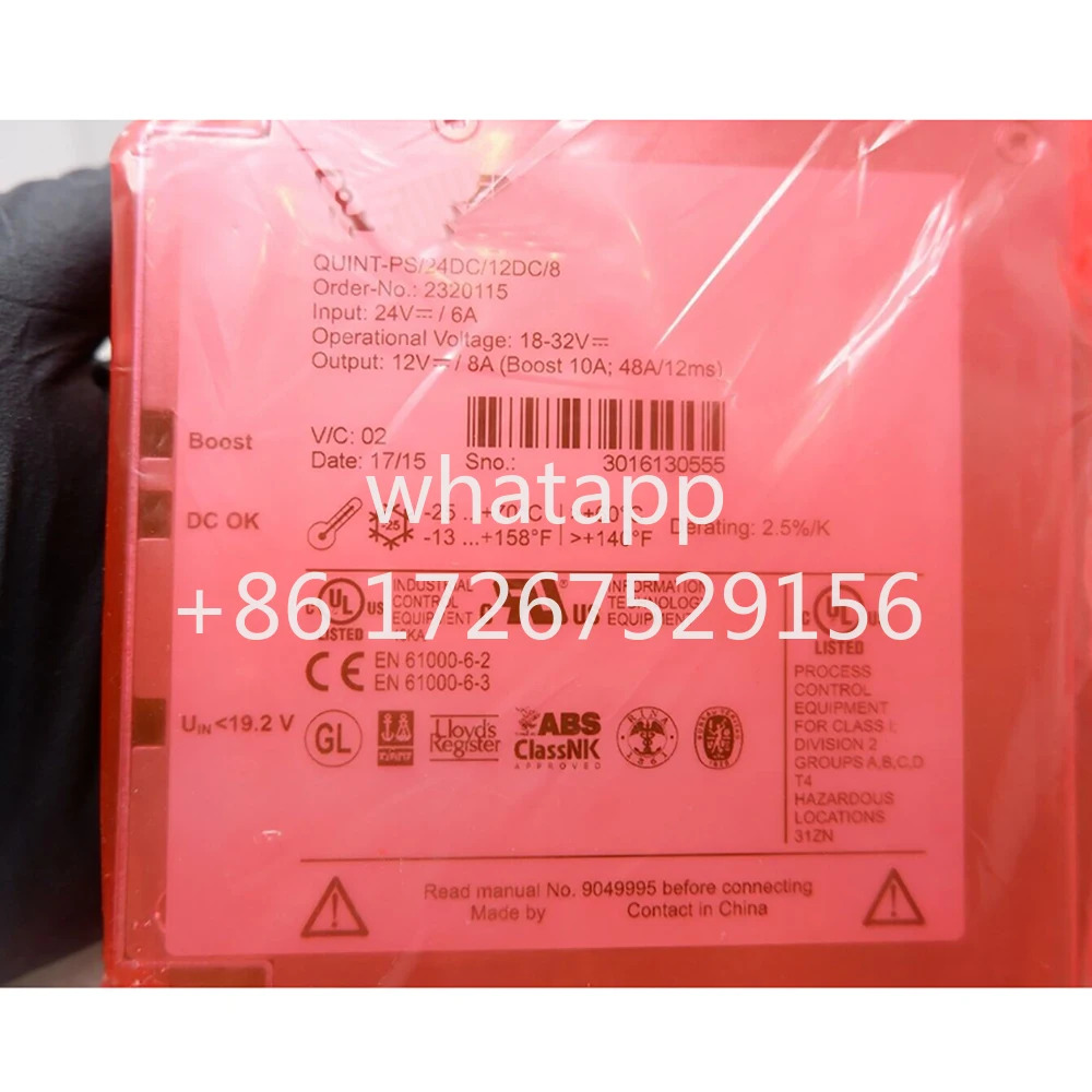 QUINT POWER DC/DC 컨버터 12VDC/8A QUINT-PS/24DC/12DC/8 2320115