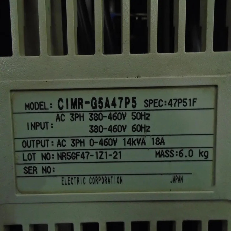 인버터 CIMR-G5A47P5 상태