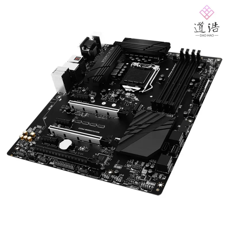 C236A 워크스테이션 마더보드64GB M.2 HDMI LGA 1151 DDR4 C236 메인보드 완전 작동 리퍼