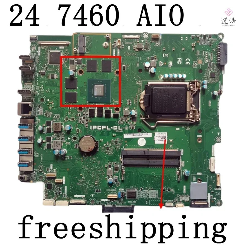 Dell Optiplex 24 7460 AIO 마더보드IPCFL-GL CN-085F29 085F29 85F29 LGA 1151 DDR4 4GB 메인보드 완전 작동 리퍼