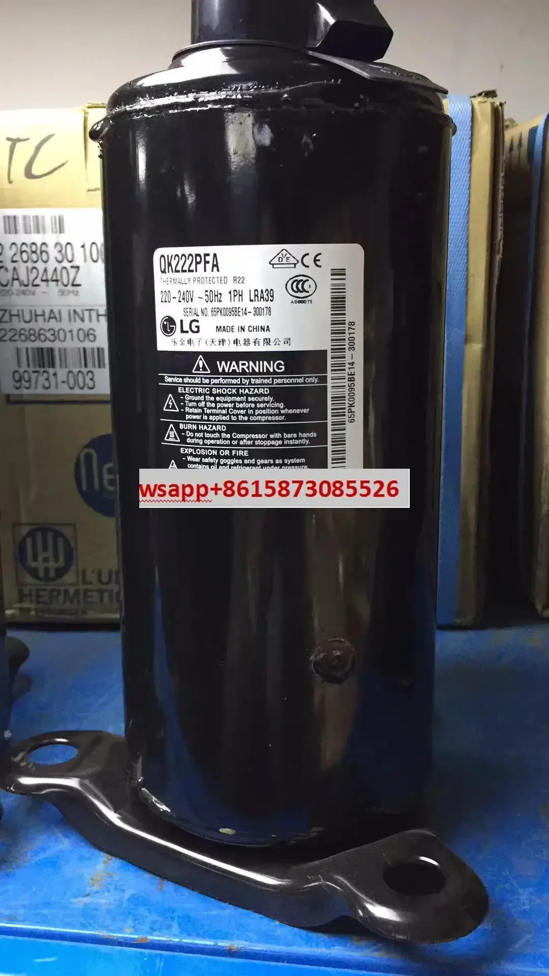 QK222PFA QJ222JAA QJ208HMA QJ222P QK222P 1.5 압축기
