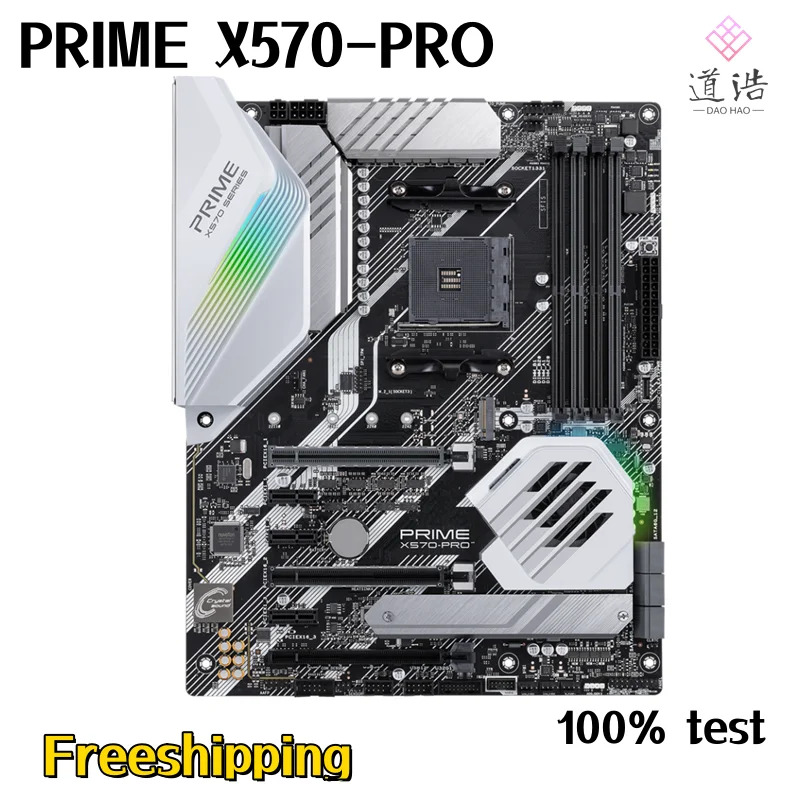 PRIME X570-PRO 마더보드 128GB M.2 PCI-E4.0 HDMI 소켓 AM4 DDR4 X570 메인보드 리퍼 완료