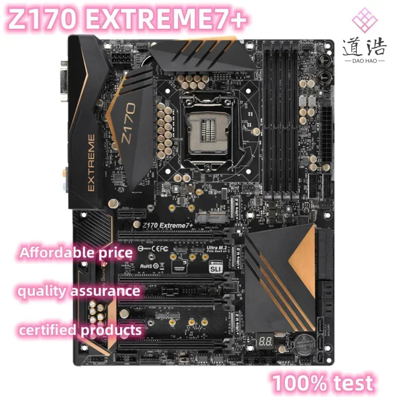 ASRock호환 Z170 EXTREME7 마더보드 64GB HDMI DVI-D M.2 LGA 1151 DDR4 메인보드 완전 작동 리퍼
