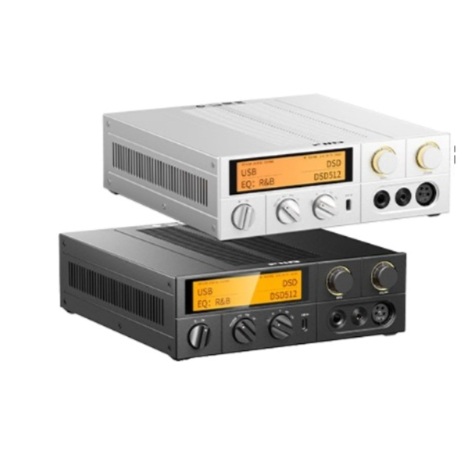 헤드폰 앰프 고음질 USB DAC DSD512지원 블랙 메탈 데스크탑 Hi-Fi 볼륨 - 상품 이미지