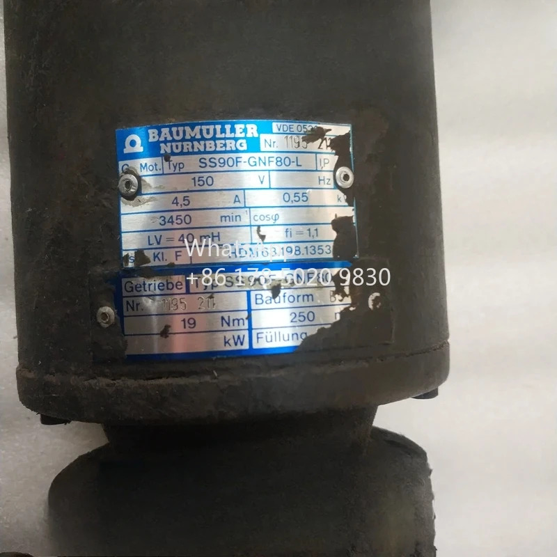 63.198.1353 워터 롤러 모터 93.178.1343 하이델베르그 MO SM74 O52 BAUMULLER VDE0530 SS90F-GNF80-L 엔진
