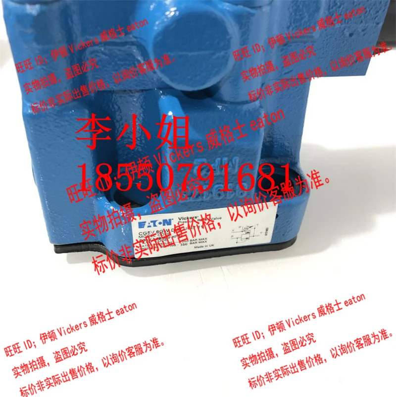 Eaton Vickers 솔레노이드 릴리프 밸브 CG5V-8GW-D-M-U-H7-11/H5-20