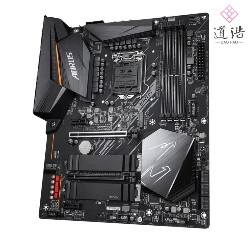 Z490 AORUS ELITE AC 마더보드 128GB HDMI M.2 LGA 1200 DDR4 메인보드 완전 작동 리퍼