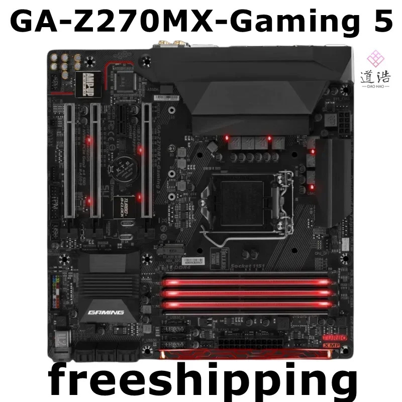 GA-Z270MX-Gng 5 마더보드64GB LGA 1151 DDR4 마이크로 메인보드 완전 작동 리퍼