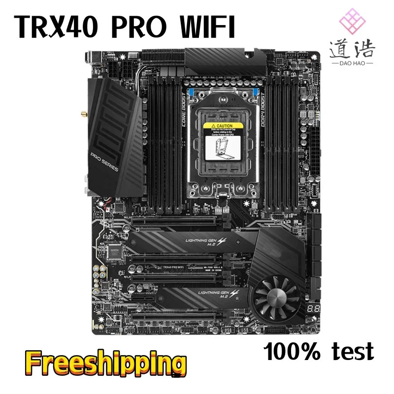 ForTRX40 PRO WIFI 마더보드 256GB M.2 DDR4 TRX40 메인보드 완전 작동 리퍼