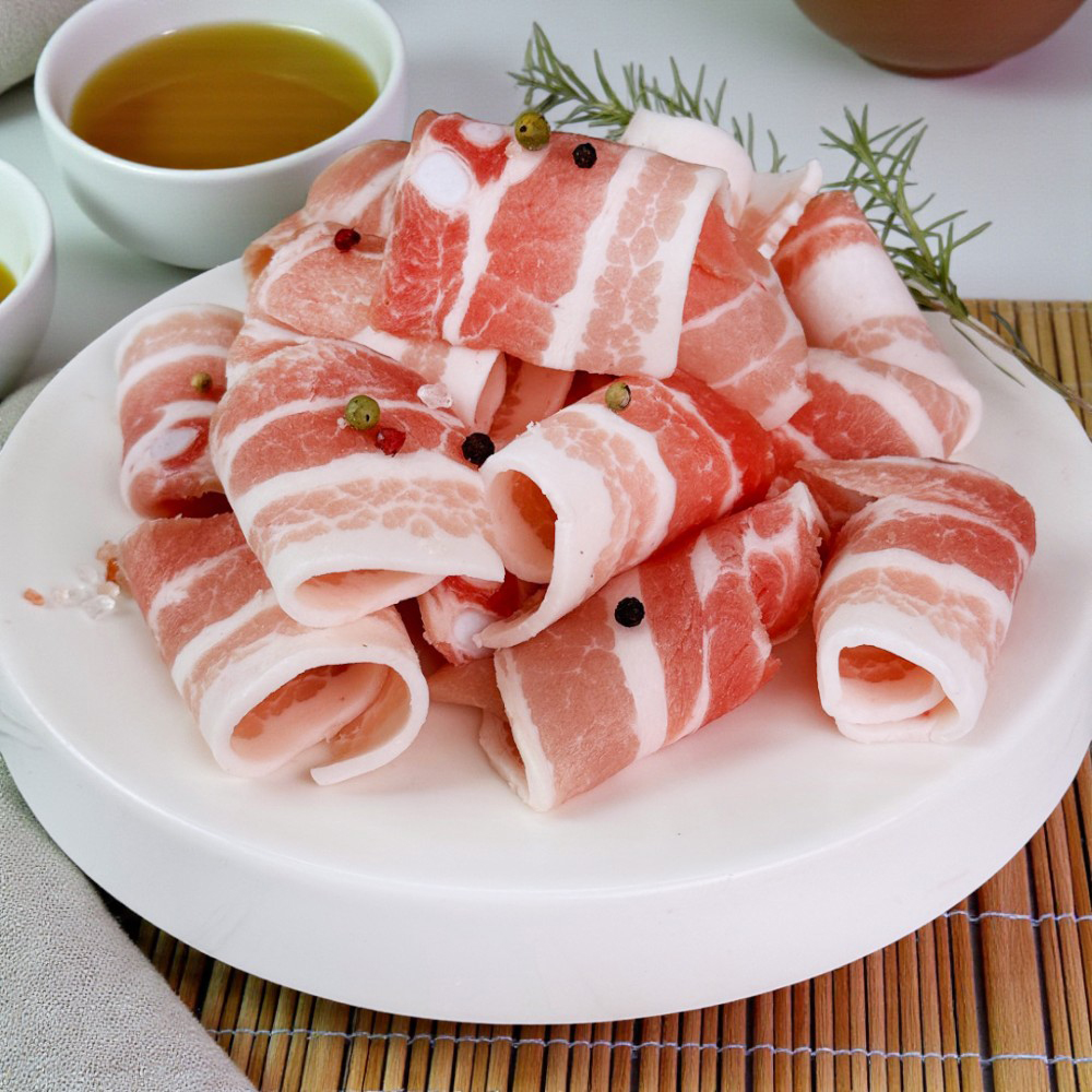 바라던 돌돌 대패삼겹살 500g 수입돼지고기 냉동 삼겹살 - 상세 이미지 3