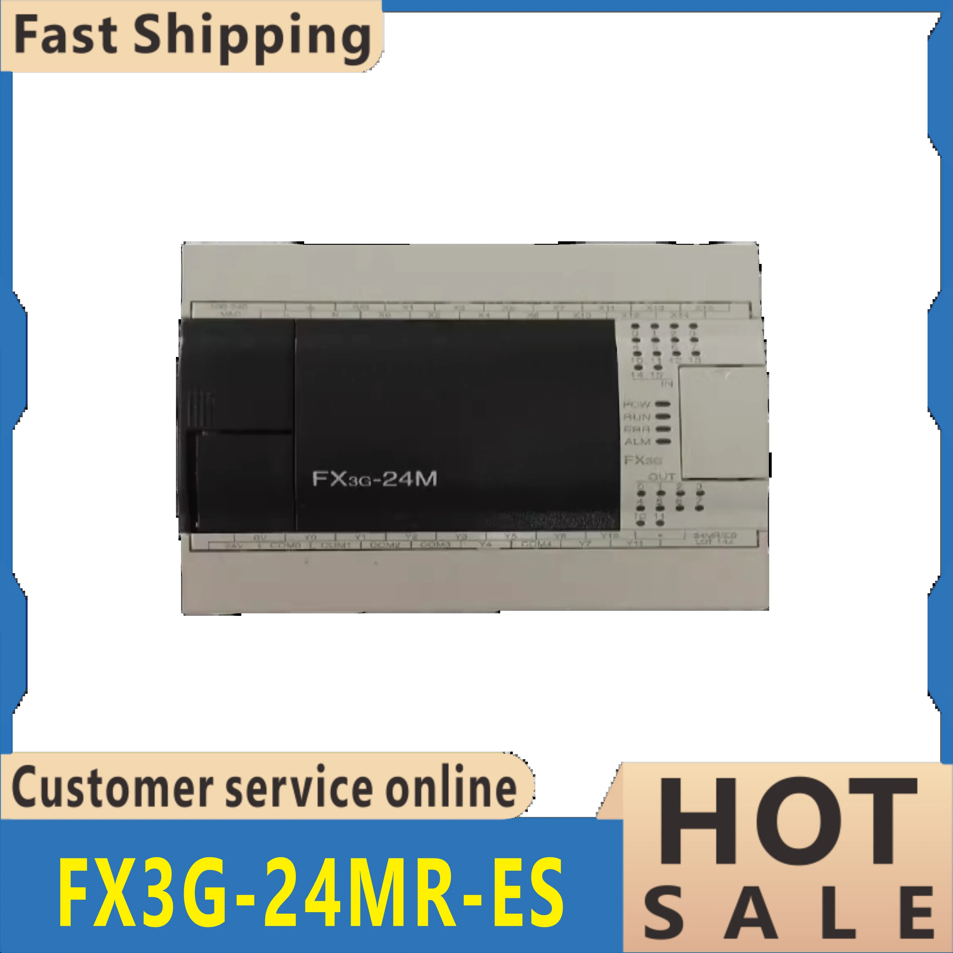 FX3G-24MR-ES 오리지널 PLC 프로그래밍 컨트롤러