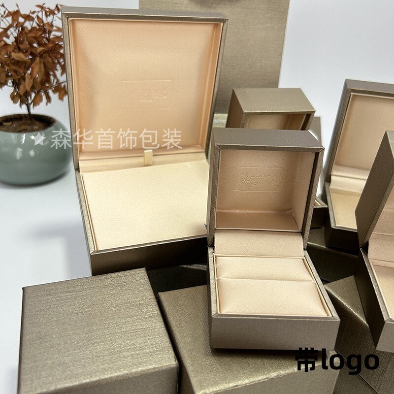 보석 상자 반지 목걸이 케이스 보석함 선물 전용 패키지 수납함 고급 금은방 반지 케이스 - 상세 이미지 4