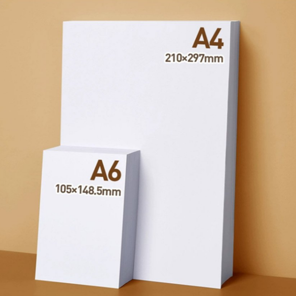 다용도 a6 복사용지 사무용 a6 프린터 용지 500매 80g - 상품 이미지
