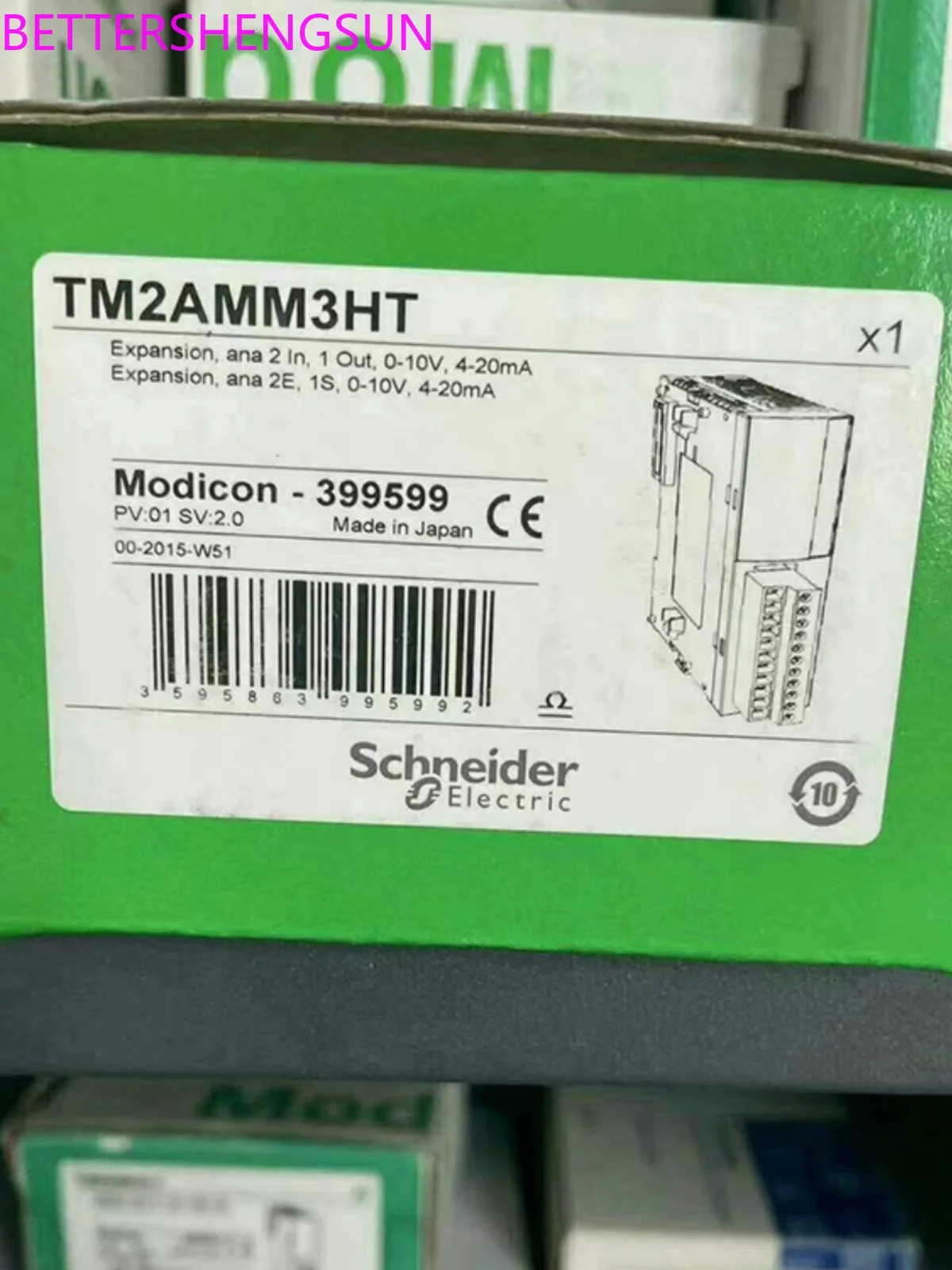 PLC 아날로그 입력모듈 Tm2amm2ht Tm2amm3ht 신
