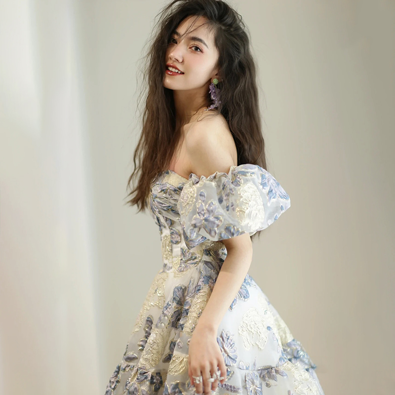 야외스냅드레스 프로필 의상 스튜디오 결혼식2부드레스 - 상품 이미지