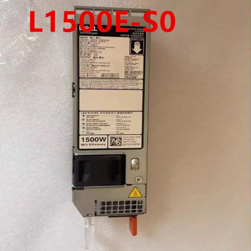 DELL 1500W 전원공급장치 L1500E-S0 01PKMH 1PKMH PS-2152-9DK 리퍼 PSU 새 처럼 작동