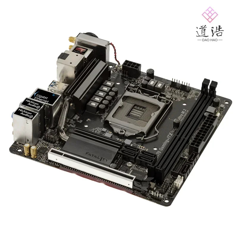 ASRock호환 Z370 GNG-ITX/AC 마더보드32GB M.2 PCI-E3.0 HDMI LGA 1151 DDR4 Mini-ITX 메인보드 완전 작동 리퍼