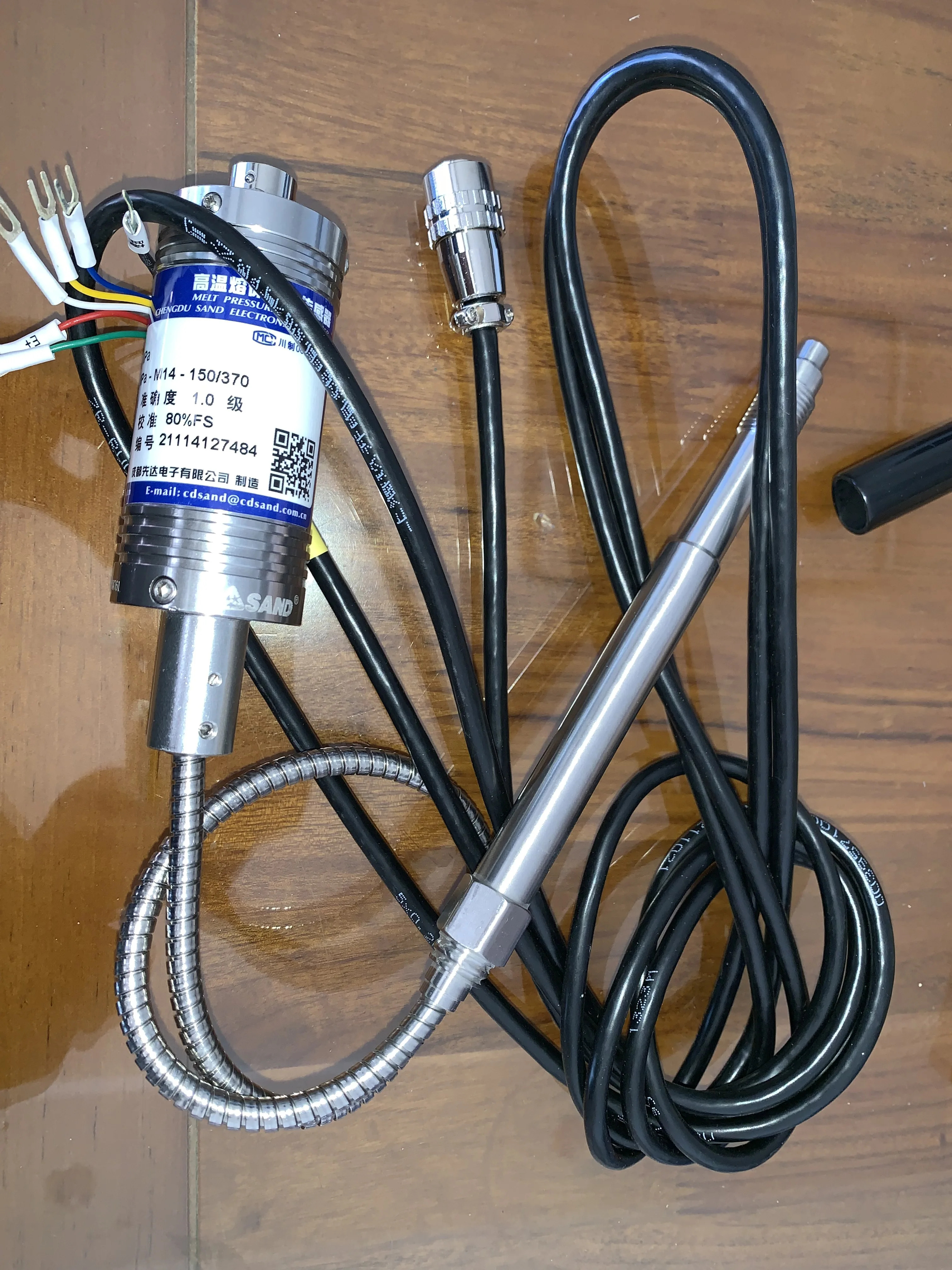 압출기 고온 용융 압력센서 PT124-35MPA-M14-150/470 모래 370