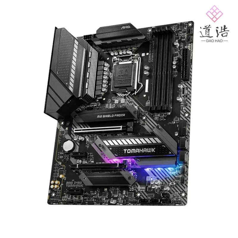 MAG Z490 TOMAHAWK 마더보드128GB HDMI M.2 LGA 1200 DDR4 메인보드 완전 작동 리퍼
