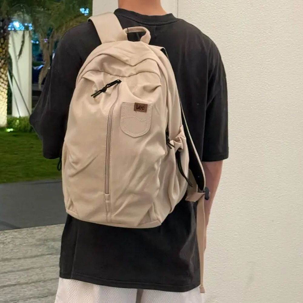 Lee 데일리 백팩 여행 가방 베이지, 블랙데님, 블루데님 LE230067M - 상세 이미지 4