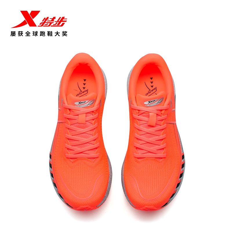 XTEP 여성용 카본 러닝화 엑스텝 360X 2.0 Fall Winter 64NI2Y Orange/Black - 상세 이미지 5