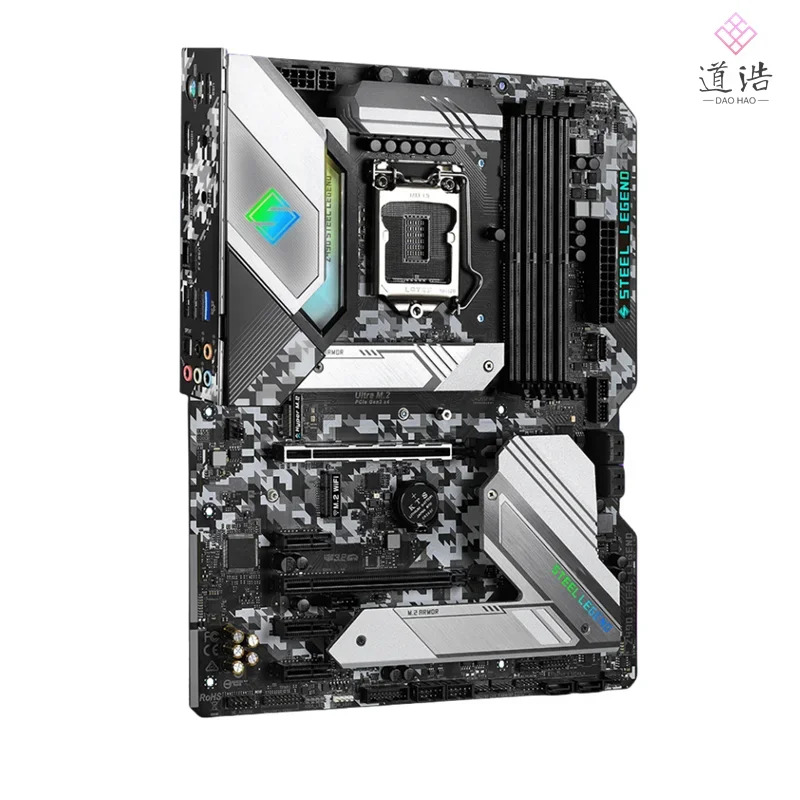 ASRock호환 Z490 스틸 레전드 마더보드 128GB HDMI PCI-E3.0 M.2 LGA 1200 DDR4 메인보드 리퍼 완료
