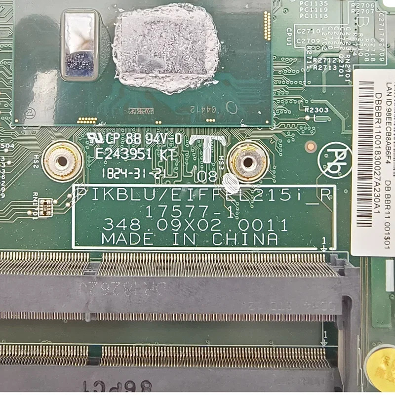 Acer Aspire C22-865 AIO 마더보드 17577-1 348.09X02.0011 I3-8130U CPU DDR4 C22 메인보드 완전 작동 리퍼