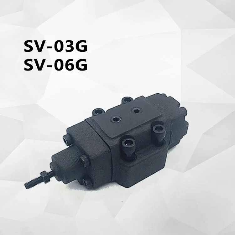 유압 오일 압력 밸브 단방향 시퀀스 플레이트 밸런스 SV-03G-1-D4 SV-06G-2-D4 ET 20