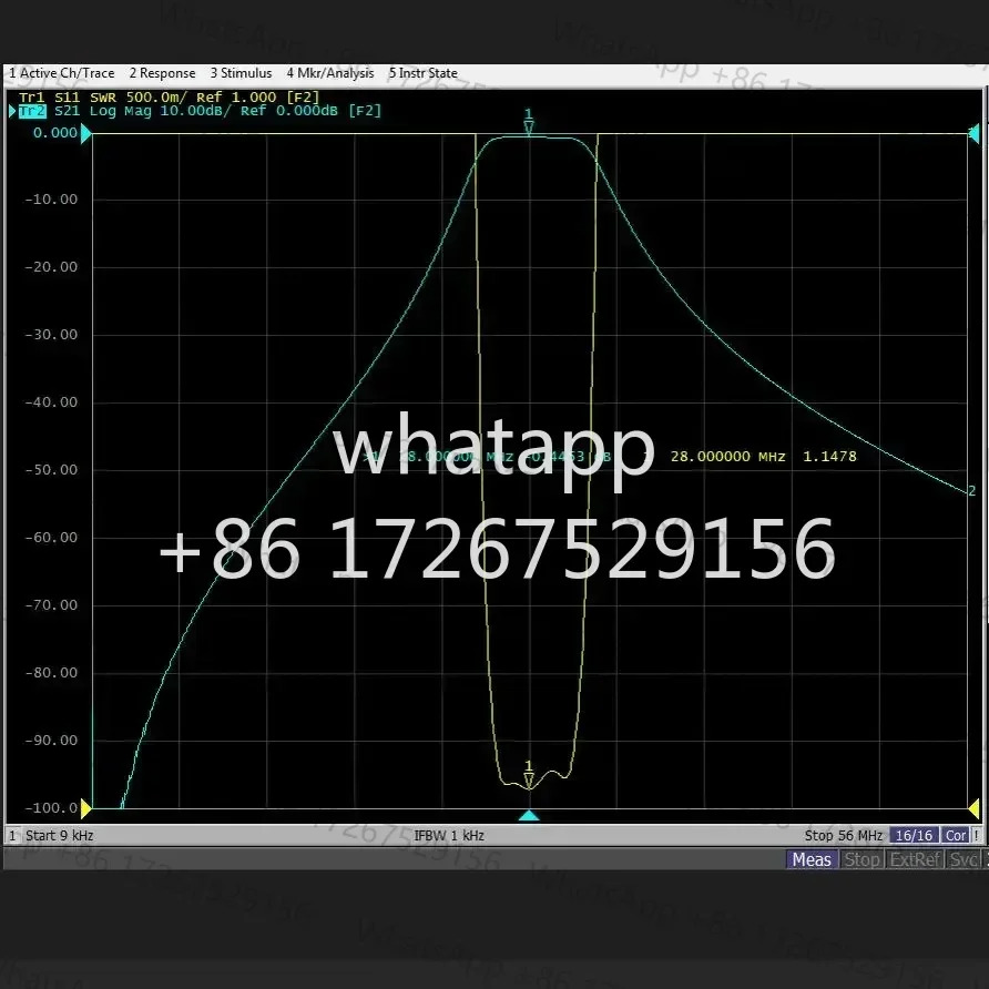 HF 28MHz 고절연 대역통과 필터 M 암 협대역 BPF 10m 대역