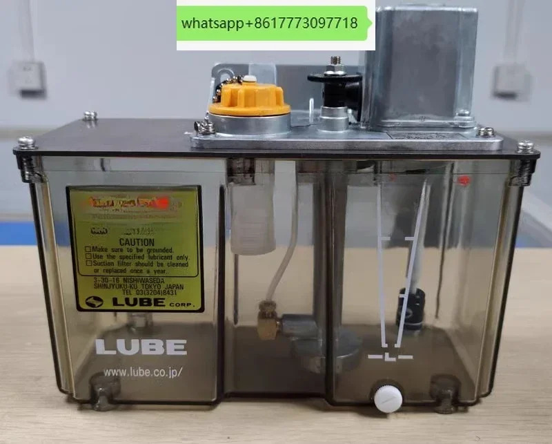 일본 LUBE 오일 주입 기계 윤활 펌프 기어 MMXL-III MMXL-3 301007  100V 200V