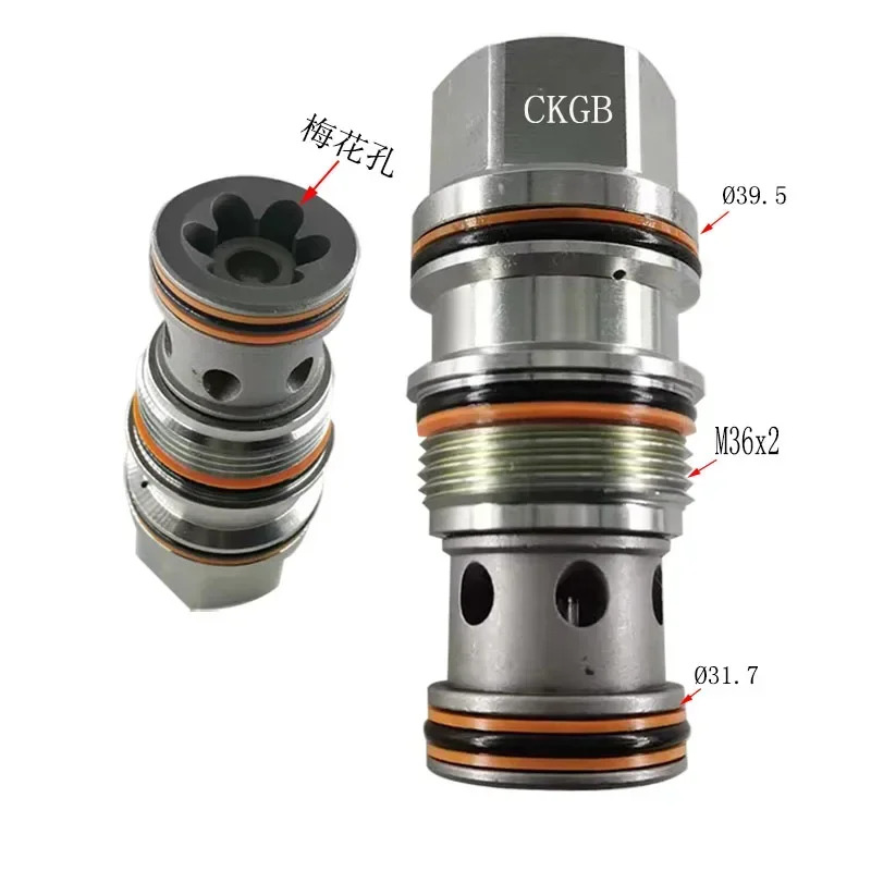 유압 제어 단방향 밸브 CKCB 잠금 장치 CKGB CKEB-XCN