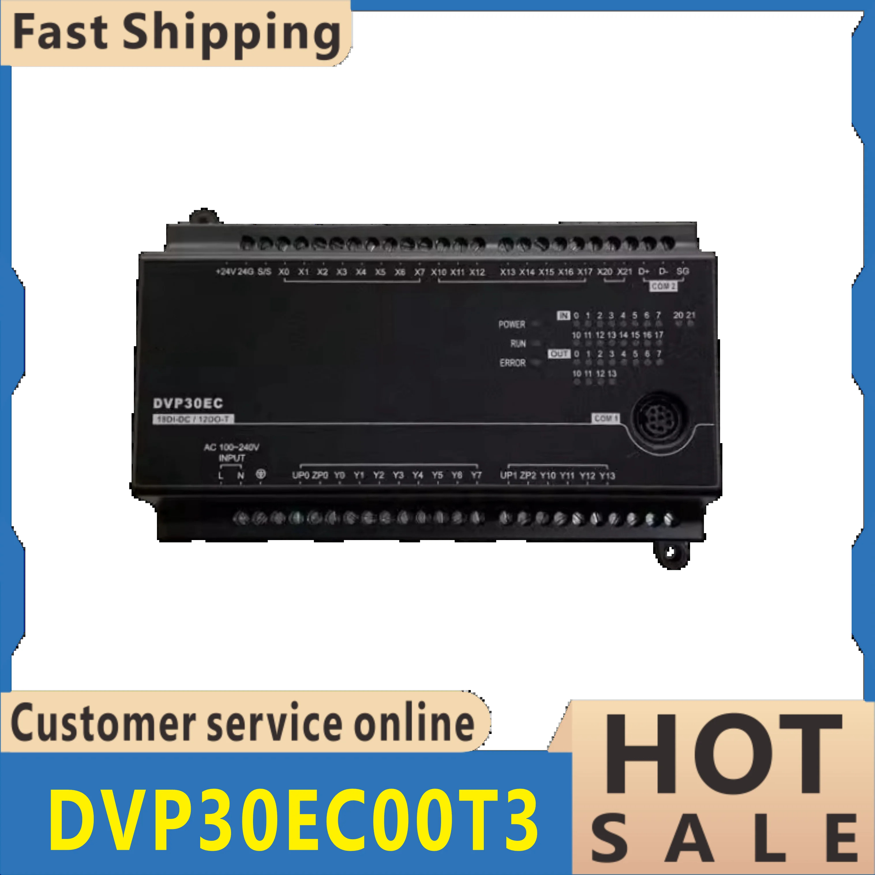 PLC 컨트롤러 DVP30EC00T3 DVP30EC00R3 DVP32EC00T3