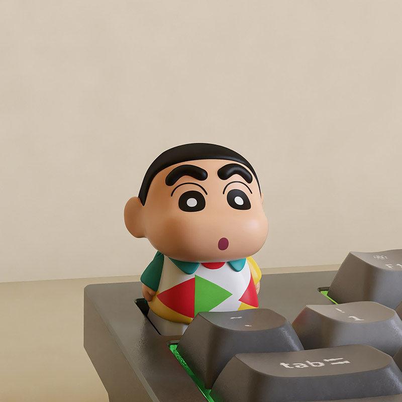 짱구 ESC 키캡 기계식 키보드 잠옷 테마 장식 커스텀 포인트 캐릭터 크레용 신짱 신짱 ESC 단일 키캡 - 상세 이미지 2