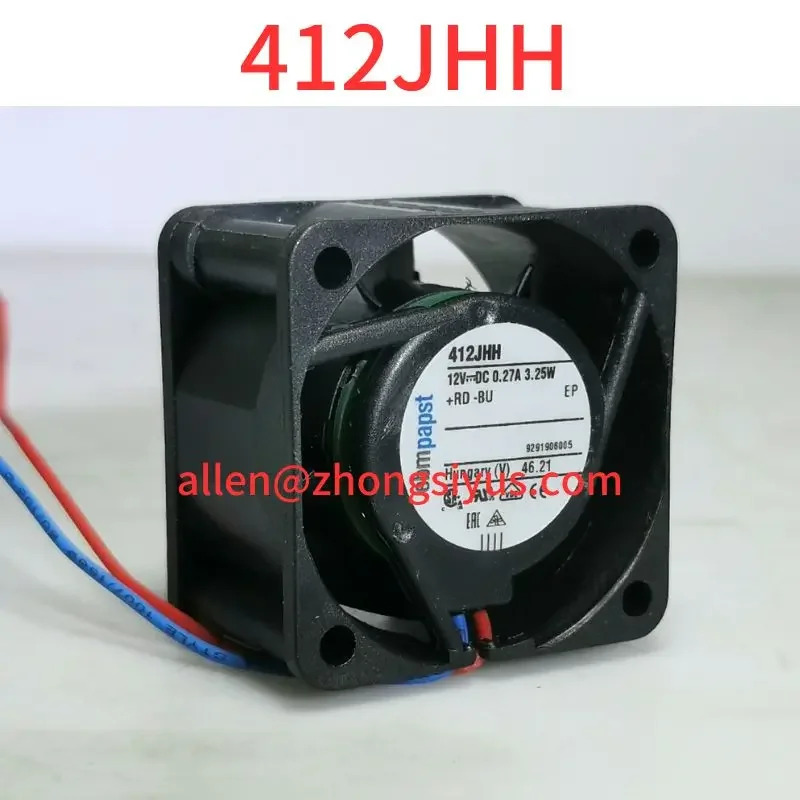 412JHH 오리지널 EBM 4025/12V 독일 냉각팬 고급형 기기 무소음 방열 소형 f