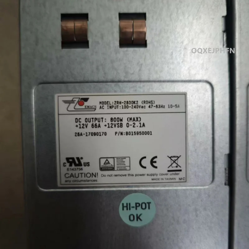 EMACS 800W 전원공급장치 ZRH-2800K2거새 원본 PSU가 새 처럼 작동함