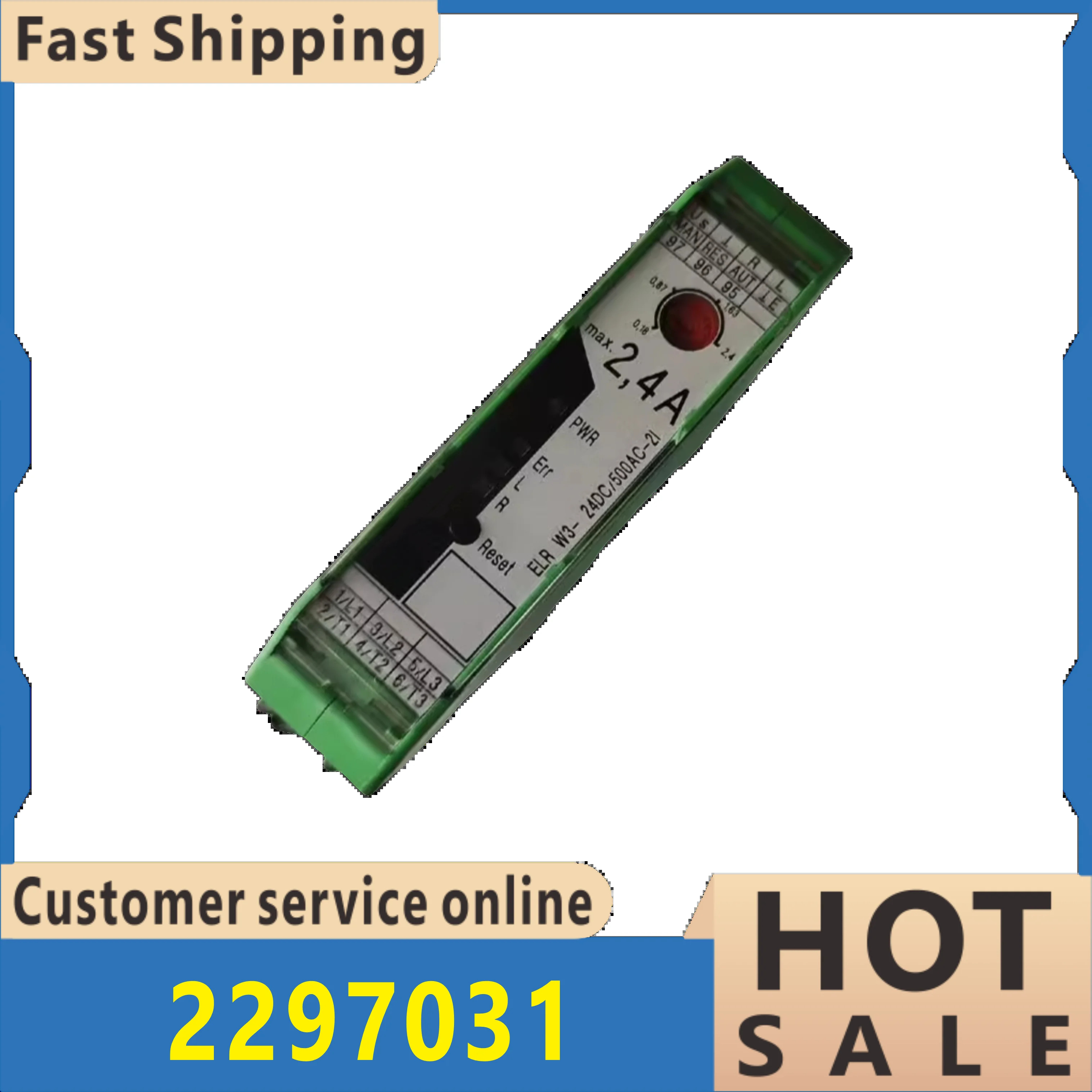 오리지널 하이브리드 시동 컨트롤러 ELR W3-24DC/500AC-2I 2297031