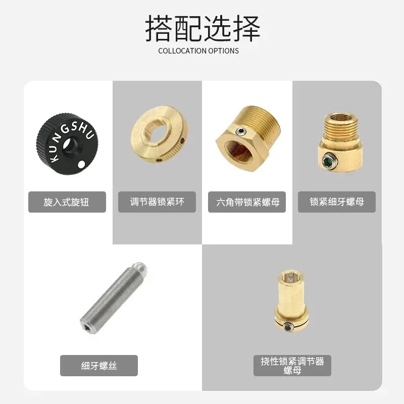 5pcs 스레드 부싱 쌍 M2.5 M3 M4 M5 M6 M8 M10x0.25