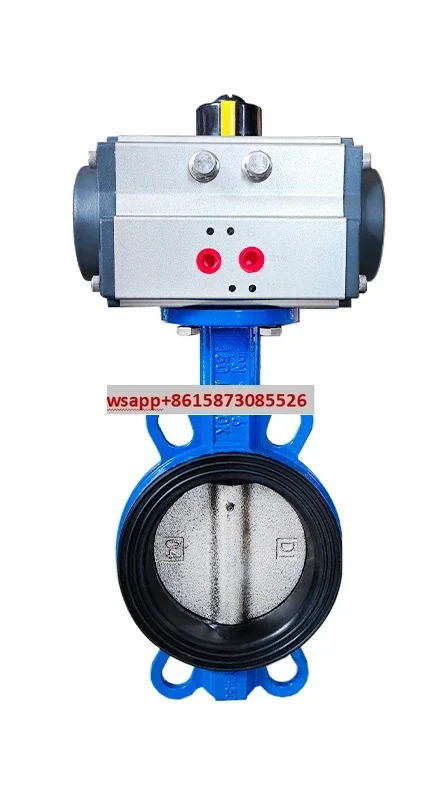D671X 공압 버터플라이 밸브 클램프 스테인레스 스틸 액추에이터 스위치 라이닝 PTFE DN100 150 DN80