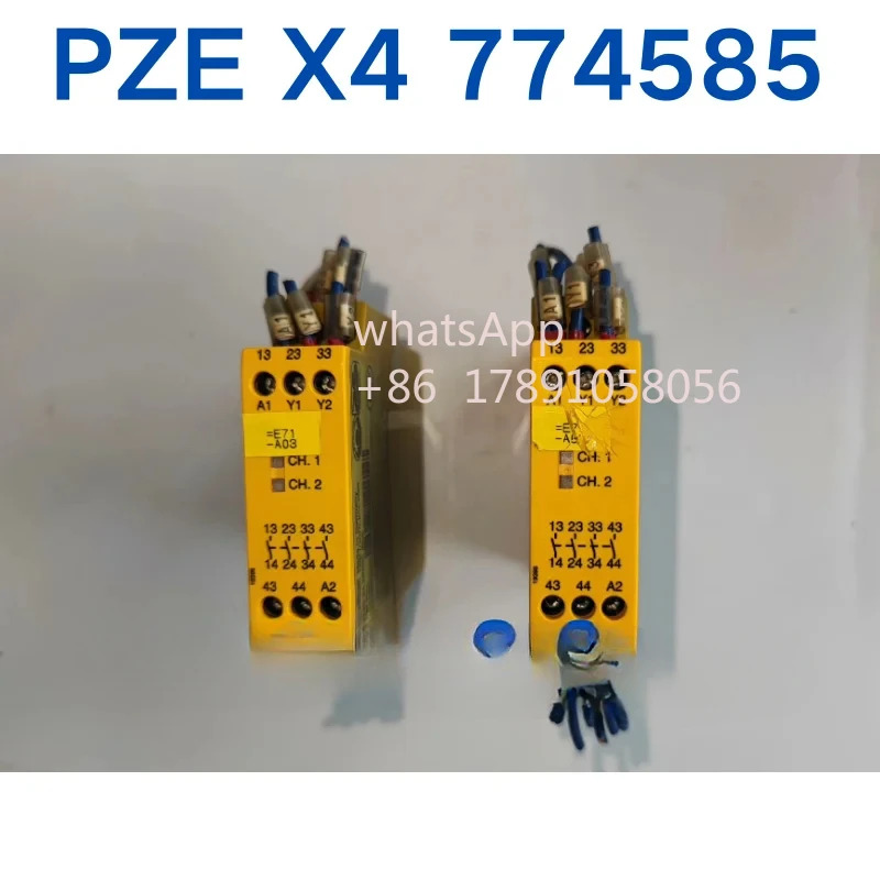 리퍼 PZE X4 774585 안전 릴레이는 빠르게 되었습니다.