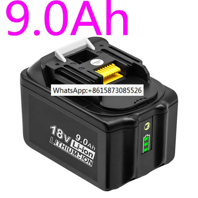 마키타 전동 공구배터리 교체 배터리 BL1840 BL1850 BL1830 BL1860B LXT 400 18V 6Ah 9Ah 5Ah 이온 케이스