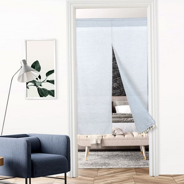 봉집형 가리개 커튼 중문 현관 가리개 주방 분리 간편